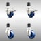 Service Caster 3 Inch 316SS Solid Poly Swivel 1-3/4 Inch Expanding Stem Caster Lock Brake, 2PK SCC-SS316TTLEX20S314-SPUS-2-S-2-134 - alternate 1